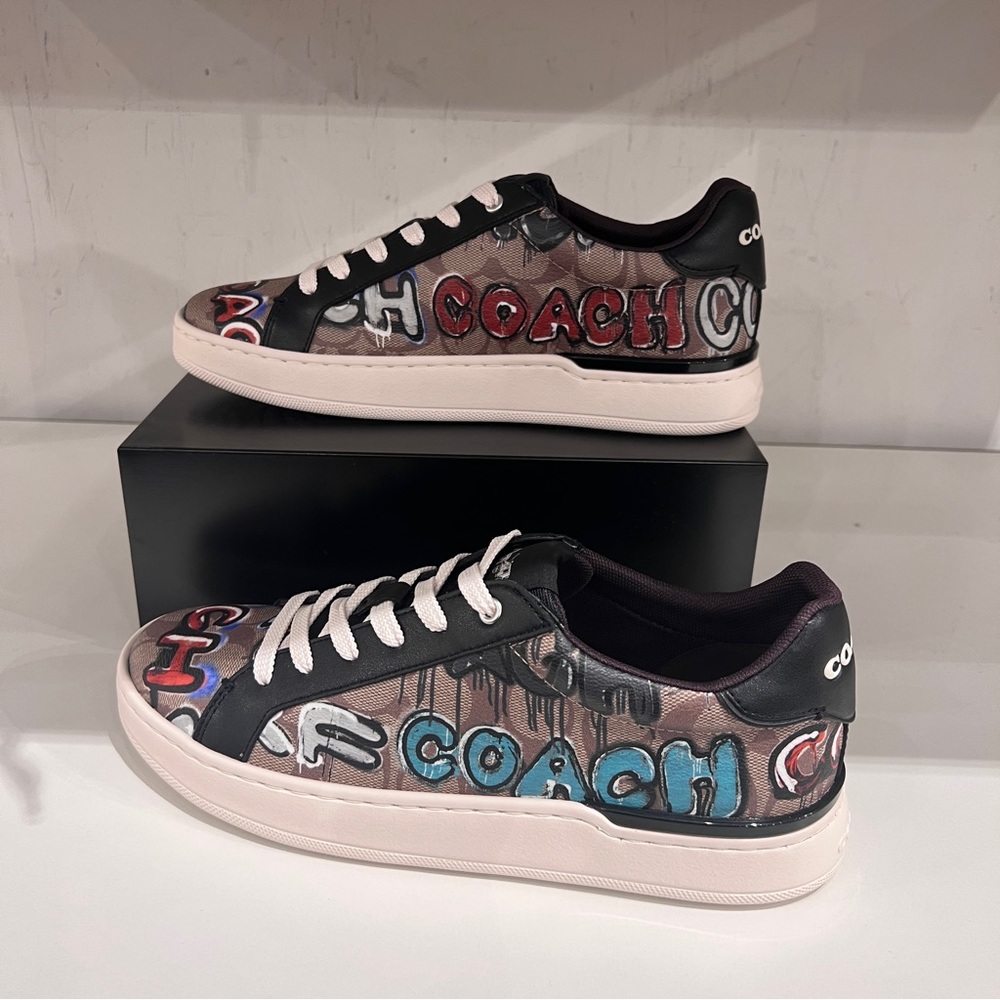 Coach X Mint + Serf Clip Low Top Sneaker In Signature Canvas cl947 - Picture 2 of 7